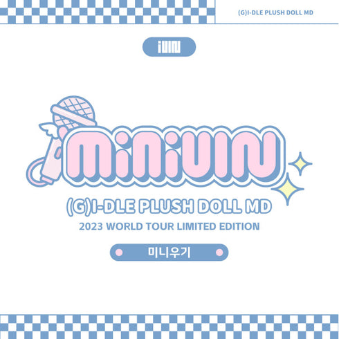 (G)I-DLE 2023 WORLD TOUR LIMITED EDITION PLUSH DOLL OFFICIAL MD - MINIDLE (PRE-ORDER)